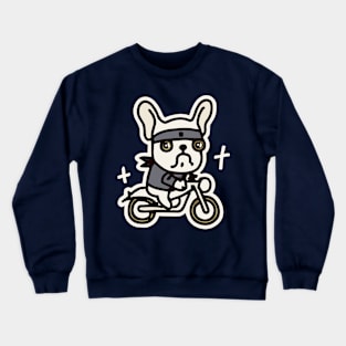 Motorcycle French Bulldog Dog Owner Frenchie Funny Dog Crewneck Sweatshirt